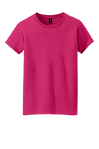 Custom Embroidery Gildan Women's Heavy Cotton 100% Cotton T-Shirt 5000L