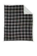 Custom DTF Port Authority Flannel Sherpa Blanket BP43