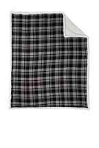 Custom DTF Port Authority Flannel Sherpa Blanket BP43