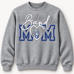 Band Mom Embroidered Crewneck Sweatshirt