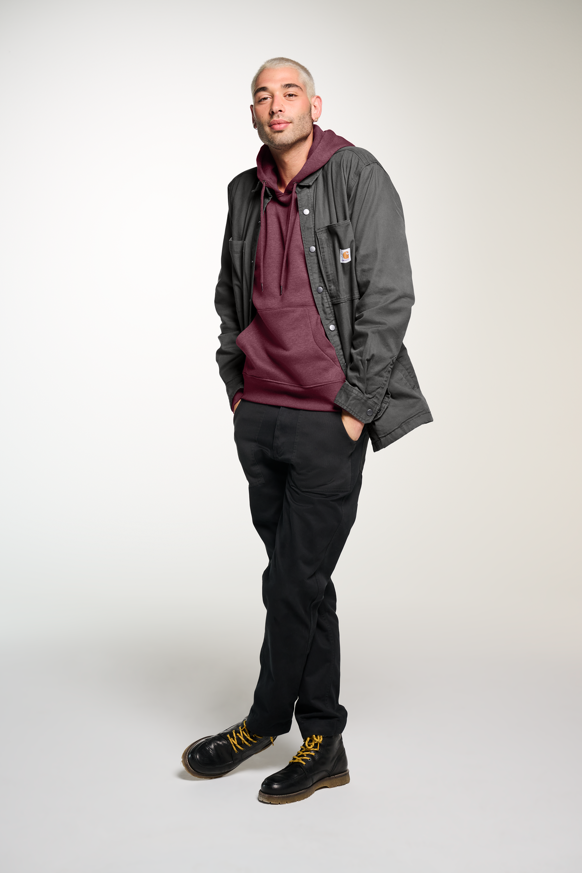 Custom Embroidery District Perfect Weight Fleece Hoodie DT1101