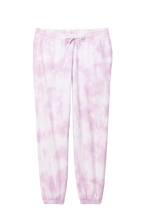Custom Embroidery Port & Co Women's Beach Wash Cloud Tie-Dye Sweatpant LPC140P