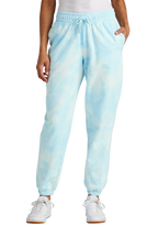 Custom Embroidery Port & Co Women's Beach Wash Cloud Tie-Dye Sweatpant LPC140P