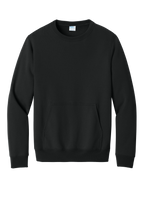 Custom Embroidery Port & Co Core Fleece Crewneck Pocket Sweatshirt PC78PKT
