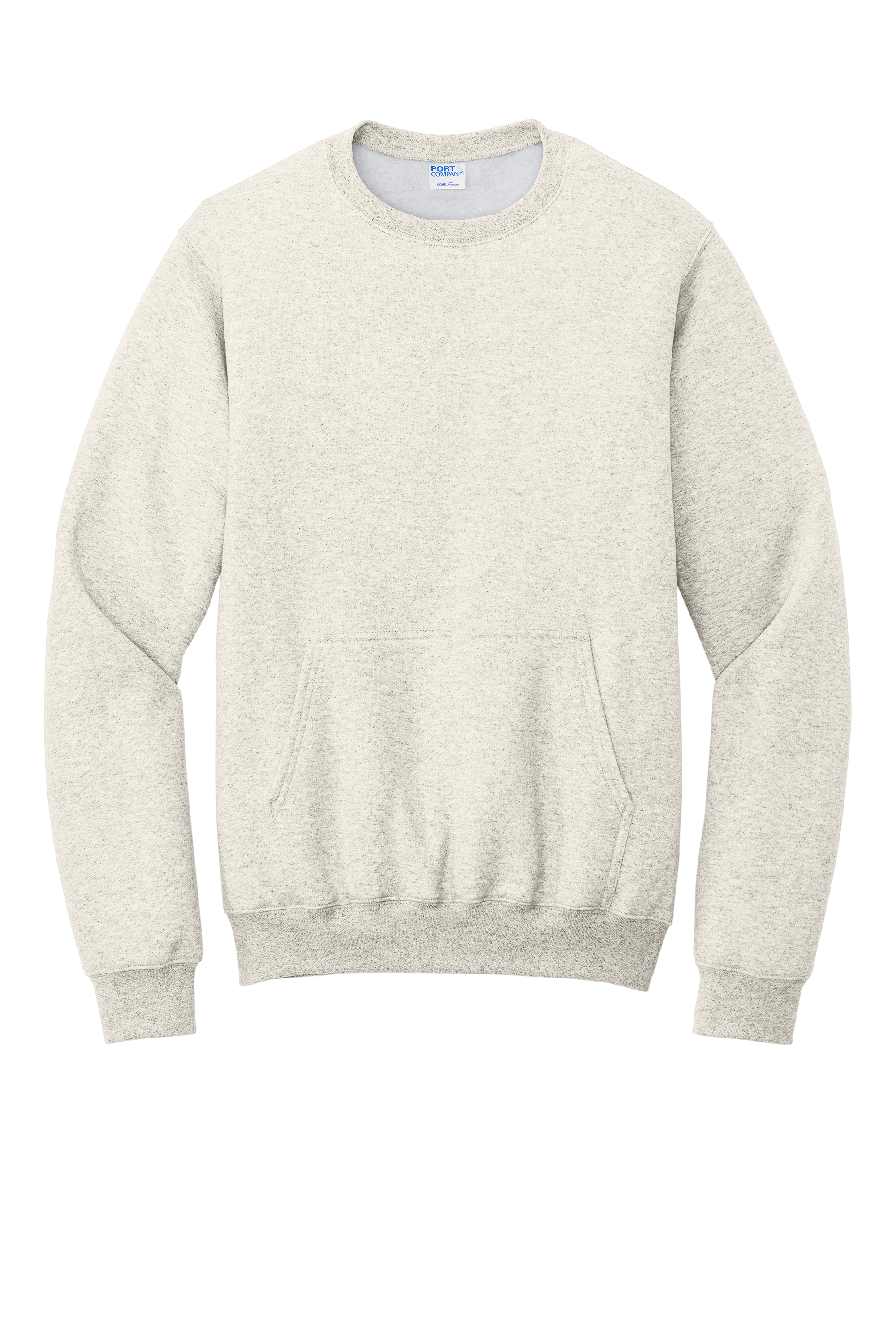 Custom DTF Port & Co Core Fleece Crewneck Pocket Sweatshirt PC78PKT