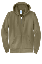 Custom Embroidery Port & Co Core Fleece Full-Zip Hooded Sweatshirt PC78ZH