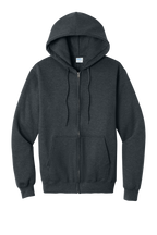 Custom Embroidery Port & Co Core Fleece Full-Zip Hooded Sweatshirt PC78ZH
