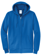 Custom Embroidery Port & Co Core Fleece Full-Zip Hooded Sweatshirt PC78ZH