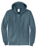 Custom Embroidery Port & Co Core Fleece Full-Zip Hooded Sweatshirt PC78ZH