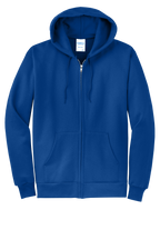 Custom Embroidery Port & Co Core Fleece Full-Zip Hooded Sweatshirt PC78ZH