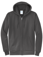 Custom Embroidery Port & Co Core Fleece Full-Zip Hooded Sweatshirt PC78ZH