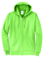 Custom Embroidery Port & Co Core Fleece Full-Zip Hooded Sweatshirt PC78ZH