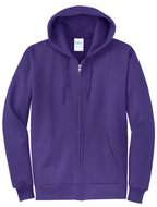 Custom Embroidery Port & Co Core Fleece Full-Zip Hooded Sweatshirt PC78ZH