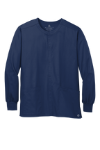 Custom Embroidery Unisex WorkFlex Snap-Front Scrub Jacket WW3080