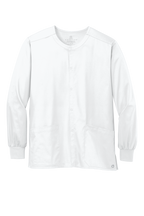 Custom Embroidery Unisex WorkFlex Snap-Front Scrub Jacket WW3080