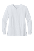 Custom Embroidery Wink Women's Premiere Flex Full-Zip Scrub Jacket WW4088