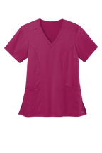 Custom Embroidery Wink Women's Premiere Flex V-Neck Top WW4168