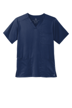 Custom Embroidery  Wink Men's Premiere Flex V-Neck Top WW5068
