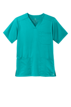 Custom Embroidery  Wink Men's Premiere Flex V-Neck Top WW5068